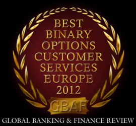 best binary options customer services europe 2012 award for optionsclick